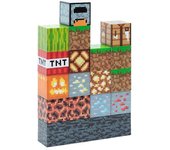 Minecraft Building Block Light -Lámpara de escritorio Dormitorio Ningt Kids Sleeping Light