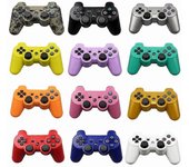 Controlador inalámbrico para PS3 Gamepad para PS3 Bluetooth-4.0 Joystick para USB PC Controlador para PS3 Joypa Rojo
