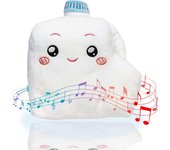 Tinor Juguete de peluche de leche, nuevo juguete de peluche de leche con caja de voz cantando, juguete de peluche suave para amigos y fanáticos