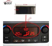 Pantalla del módulo de panel LCD Acc del coche Monitores de pantalla de reparación de píxeles Fondo rojo Aire acondicionado Pantalla de información...