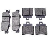 Para SYM RV250 07-14 Joymax 250i 06-15 GTS300 08-14 GTS250i 07-14 Joymax 300i 09-15 6 PCs/Sets Pastillas de freno delanteras + traseras de la motoc...