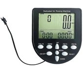 Máquina de remo Contador Bluetooth App Reloj electrónico para dispositivo de remo magnetorresistivo Fitness Eq negro