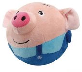 Juguete de peluche activo para mascotas en movimiento, juguete interactivo para perros, bolas que rebotan para mascotas, cerdo interactivo recargab...