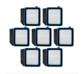 7 juegos de filtro Hepa de repuesto para piezas de repuesto de aspiradora Q6 Q8 WQ61 / WQ71 / WQ81 Como se muestra