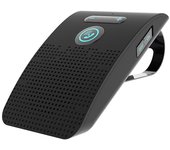 Bluetooth Handsfree Car Kit 4.2 Clip de parasol Receptor de audio inalámbrico Altavoz Altavoz Reproductor de música Micrófono dual