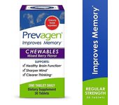 Prevagen Chewables Mejora de la Memoria Comprimidos Masticables, Bayas Mixtas, 30 ct