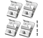 Clips para cinturón, 4 piezas Kit de gancho de clips para herramientas de perforación con tornillos para N268241 para herramientas eléctricas de 20...