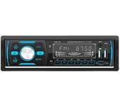 SWM-M4 Reproductor de radio para coche U Disco Reproductor MP3 Luz colorida DAB / DAB + Receptor estéreo de señal digital para automoción Negro