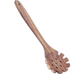 Hogar Teca de madera Cuchara de cocina Utensilios de cocina Fideos de madera natural Colador ranurado Espátula Espátula Espagueti Cuchara Cocina Co...