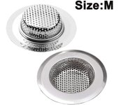 2 piezas de colador de fregadero de cocina canasta fregadero de acero inoxidable filtro de drenaje herramientas y artilugios de cocina filtro de fr...
