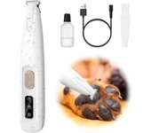 Tinor Recortadora de patas para perros, recortadora de microprecisión para mascotas impermeable de hoja mejorada de 18 mm, cortadoras eléctricas pa...