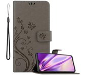 Funda protectora Xiaomi RedMi NOTE 8 PRO - con estampado floral y ranura para tarjetas FLORAL TURQUESA