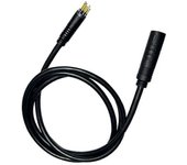 Cable de cable de extensión de motor de 9 pines de E-Bike para motores de cubo de rueda delantera y trasera Conversión de bicicleta eléctrica Negro