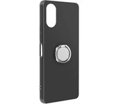 Avizar Estuche de anillo para Sony Xperia 10 VI con anillo de soporte, negro