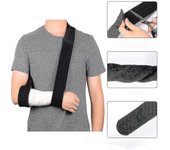 unbrand 1pcs - 175cm - Eslinga de brazo negro, ajustable ligero cómodo hombro inmovilizador brazo honda transpirable soporte de hombro para brazo /...
