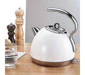 Hervidor eléctrico 304 Acero inoxidable Caldera de agua de combustión rápida Olla de agua caliente Electrodomésticos de cocina Blanco