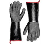 932f Guantes resistentes al calor extremo para barbacoa a la parrilla, guantes impermeables de manga larga para parrilla para freidora, horneado-DF