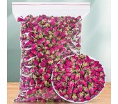 Top Natural Rose Dried Flowers Mini Rose Buds para incienso Jabón Jabón Vela de boda Perfume FabricaciónFragancia casera de la habitación del coche...