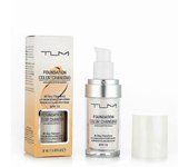 1 paquete TLM Base de maquillaje que cambia de color para pieles envejecidas, Base de maquillaje líquido, Crema correctora Nude Face Cover, Cubiert...