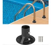 Soporte de escalera de piscina de acero inoxidable, kit de montaje de brida para accesorios de seguridad de piscina P20250110344