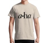 RockShark Camiseta a-ha Blanco S