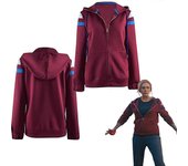 Wanda Maximoff Cosplay Wanda Vision Scarlet Witch Cosplay Disfraces Sudaderas Chaquetas Disfraces de Halloween para Mujeres escarlata XL