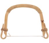 Mango de madera de tetera Empuñaduras de tetera reemplazables Mangos de agarre de repuesto para tetera Amarillo claro 13.50X10.00X1.50CM