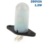 1PC Bombillas LED de microondas Luz blanca Ahorro de energía Resistente a altas temperaturas y no frágil Enchufe curvo de 12W tipo 250V2A HYBI1379-...