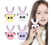 2-12 años Smart 360 U Tipo Niños Sonic Cepillo de dientes eléctrico automático Cepillo de dientes ultrasónico Patrón de dibujos animados Cepillo pa...