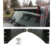 Para 2006-2010 Hummer H3 techo superior recto curvo de 50 pulgadas barra de luz LED soportes de montaje todoterreno