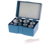 Pesas de calibración Kit de pesas de báscula de calibración de acero de 1000 gramos con pinzas para báscula de balanza digital - 10 g + 20 g x 2 + ...