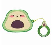 Para auriculares Bluetooth Apple AirPods Pro Funda de silicona Estuche protector de aguacate de dibujos animados