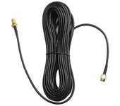 Cables de extensión de 20 m SMA macho a hembra Cable de extensión coaxial WiFi Router Antena Antena Cable de oro chapado en cobre Negro