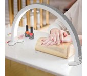 Beauty Light, lámpara de escritorio de uñas semicircular, luz semicircular para profesionales 40w extensiones de pestañas de alto brillo o un estet...