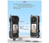 para jaula de conejo de metal para X4 Estuche de expansión protector para accesorios de cámara de acción Insta 360 X4