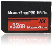 Tarjeta flash MS Pro Duo de 32 GB de memoria para PSP Cybershot Camera Color de la foto
