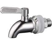 Grifo dispensador de bebidas Acero inoxidable Grifo de reemplazo Jugo Grifo rotativo Grifo Cerveza Grifo Dispensador de agua Grifo Barril de vino G...