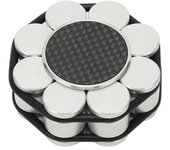 Estabilizador de peso de disco aleación de aluminio universal Reducir vibración Abrazadera de tocadiscos de vinilo para tocadiscos de vinilo LP YEMMA