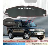 Cuero PU para Land Rover Discovery 3 4 2005 - 2016 LR3 LR4 Alfombrilla antideslizante Alfombrilla del salpicadero Almohadilla parasol Dashmat Acces...