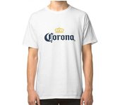 RockShark Camiseta Corona BEER Blanco M