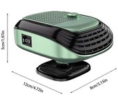 Calentador de coche Calentador de coche Camión grande Calefacción rápida de invierno 12V24V Ventilador de calefacción Desempañamiento Calefacción y...