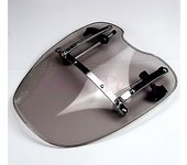 Nuevo para Yamaha V Star 650 950 Virago 1000 1100 V-max Vmax 1700 Moto Parabrisas de motocicleta con manillar de 7/8 "y 1" Smoke