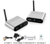 Transmisor de audio y vídeo inalámbrico Receptor Emisor Stereo Tv Av220 2.4g UNIÓN EUROPEA