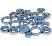 Kit de rodamientos sellados de 22 piezas para Arrma 1/8 Kraton Typhon Senton Outcast Talion Notorious 1/7 Mojave 6S Azul plateado