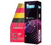 24PCS Látex Natural Condón Lubricación Ultra Fino Partículas Grandes Retrasar Sexo Condomón Adultos Anticoncepción Suministros Nuevo 2