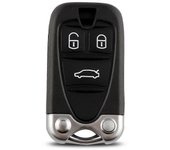 Reemplazo de llave remota de 3 botones para Alfa Romeo 159 Brera 156 Spider Smart Car Key Shell con accesorios de Blade Auto