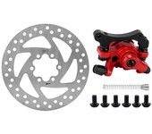 Kit de pinza de disco de freno de 140 mm 6? Resistencia al desgaste de aleación de aluminio con orificio para scooter eléctrico