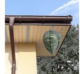 4 piezas impermeable avispa nido señuelos colgantes avispón disuasivos tela falsa avispa nido abeja no tóxico señuelo disuasivo para el hogar y el ...
