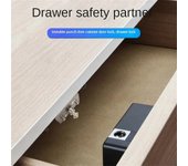 Cerradura de puerta de madera inteligente Cerradura electrónica invisible sin llave Tarjeta IC TTlock Aplicación de desbloqueo Armario Piel de casi...