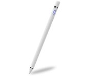 Lápiz táctil universal para lápiz óptico Lápiz óptico capacitivo activo para teléfono inteligente tableta, blanco